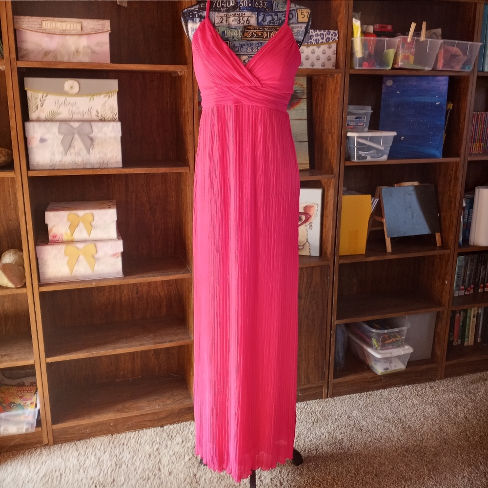 New Directions Pink Maxi Dress